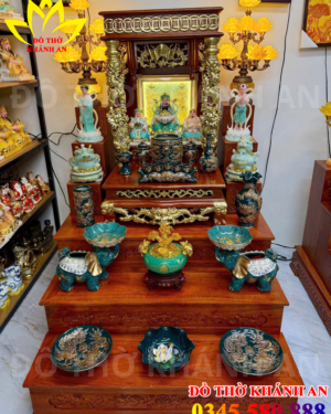 Bàn Thờ Thần Tài Gỗ Hương Đá Cao Cấp