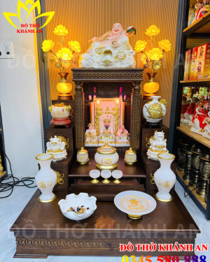 Bộ bàn thờ thần tài mệnh Kim nhỏ gọn