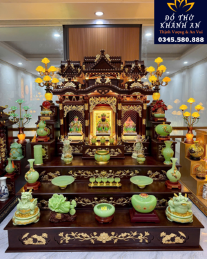 Bộ ban thờ 3 gian cao cấp
