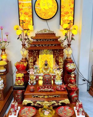 combo bàn thờ Thần Tài mệnh Hỏa Thổ