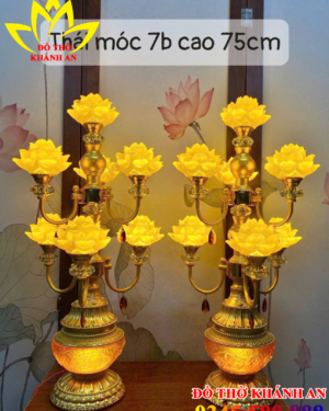 Đèn Thờ Hoa Sen 7 Bông Cao Cấp