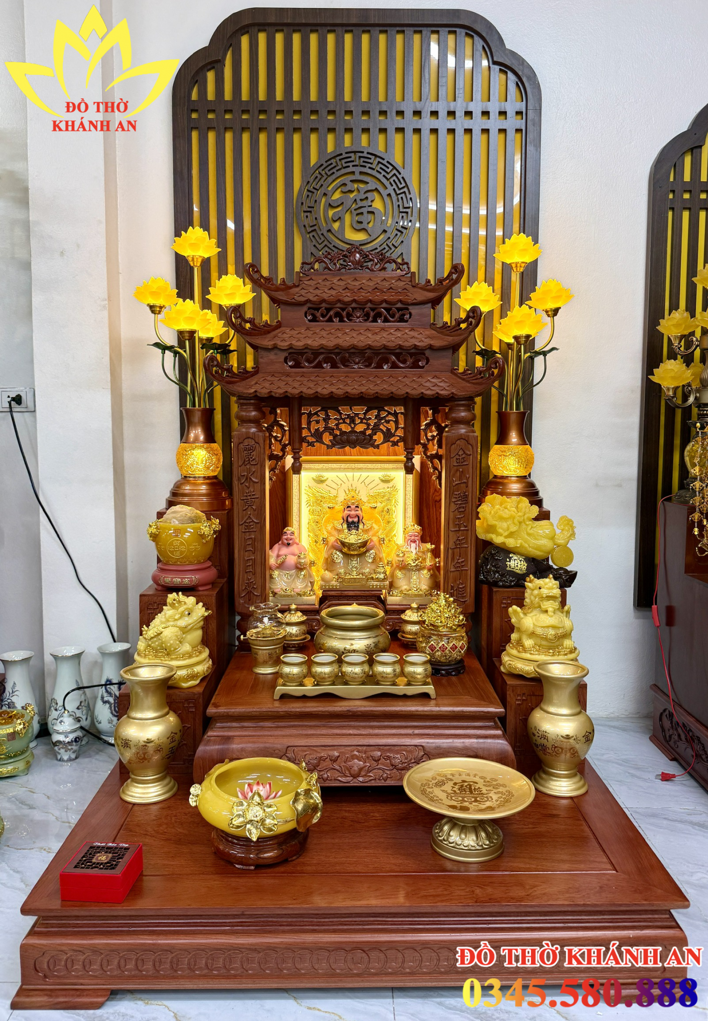 Bàn Thờ Ông Địa Mệnh Thổ & Kim Cao Cấp – Thu Hút Tài Lộc Bàn thờ Ông Địa mệnh Thổ Kim