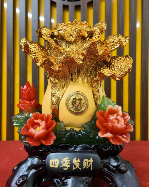 Tượng Bắp Cải Mẫu Đơn Phong Thủy – Chiêu Tài Lộc, Vượng Khí