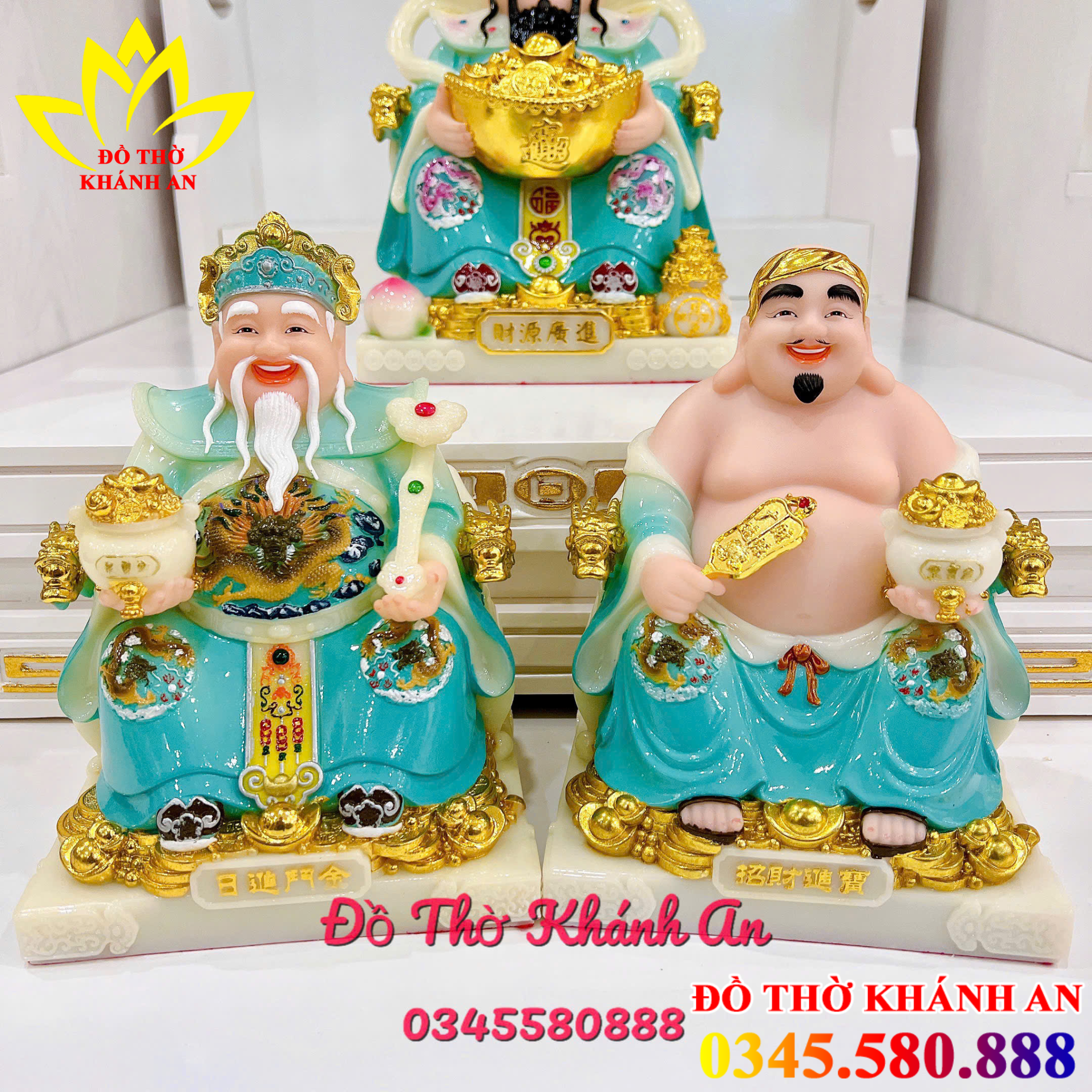 Bộ Tượng Thần Tài Ông Địa Thần Phát Đá Tự Nhiên Cao Cấp Bộ Tượng Thần Tài Ông Địa Thần Phát Đá Tự Nhiên Cao Cấp - Ảnh 6