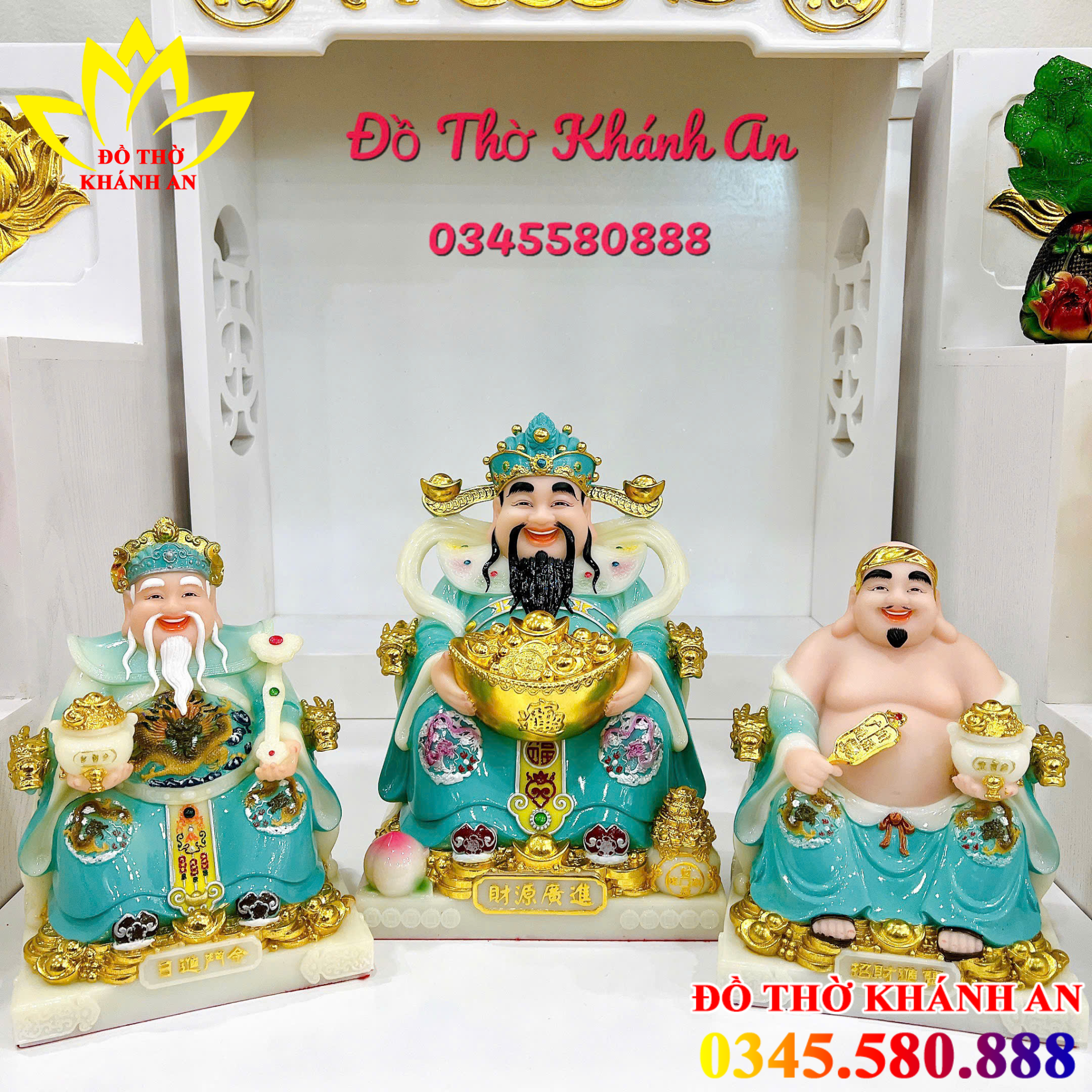 Bộ Tượng Thần Tài Ông Địa Thần Phát Đá Tự Nhiên Cao Cấp Bộ Tượng Thần Tài Ông Địa Thần Phát Đá Tự Nhiên Cao Cấp - Ảnh 2