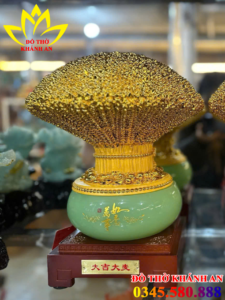 TƯỢNG BÓ LÚA VÀNG TÀI LỘC – BIỂU TƯỢNG SUNG TÚC, THỊNH VƯỢNG & MAY MẮN Tượng Bó Lúa Vàng Tài Lộc