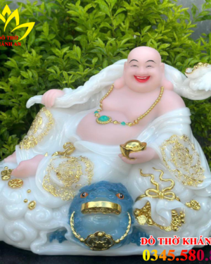 Tượng Phật Di Lặc Bột Đá Polyresin