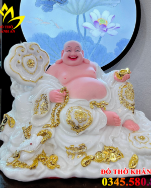 Tượng Phật Di Lặc Đá Bully Composite Cao Cấp