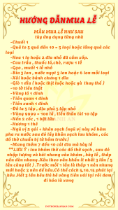 Mẫu Lễ Cúng An Vị Thần Tài Thổ Địa Đầy Đủ Mẫu lễ cúng an vị Thần Tài Thổ Địa