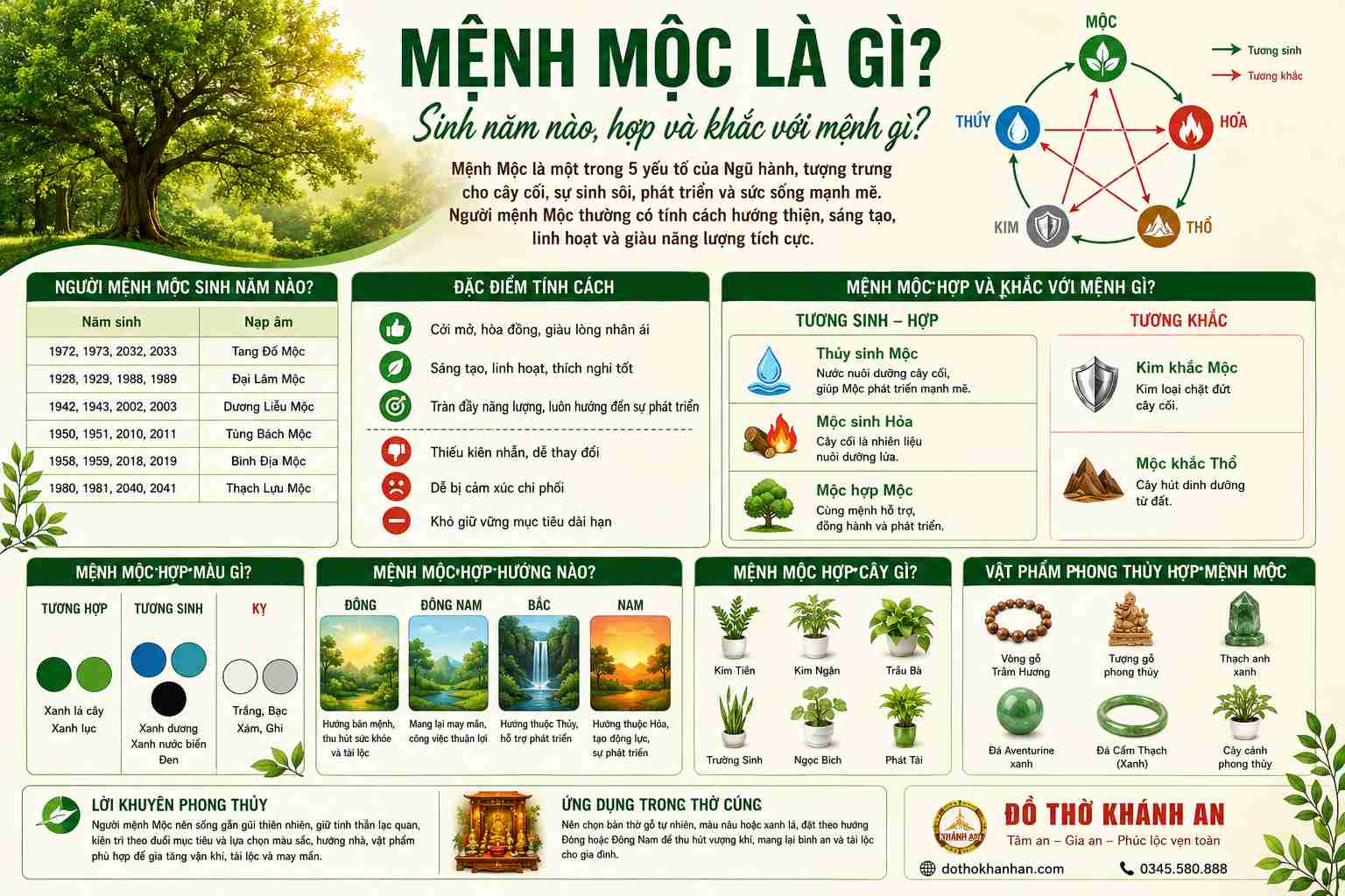 mệnh Mộc là gì