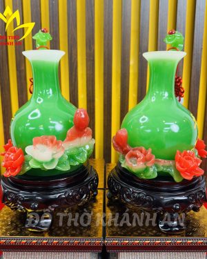 BÌNH HÚT LỘC HOA XANH – HỘI TỤ VƯỢNG KHÍ, THU HÚT TÀI LỘC VÀ BÌNH AN