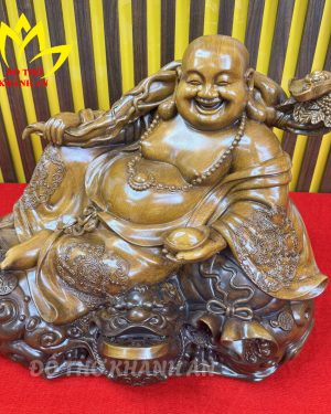 Tượng Phật Di Lặc Giả Gỗ