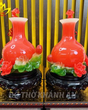 BÌNH HÚT LỘC HOA ĐỎ