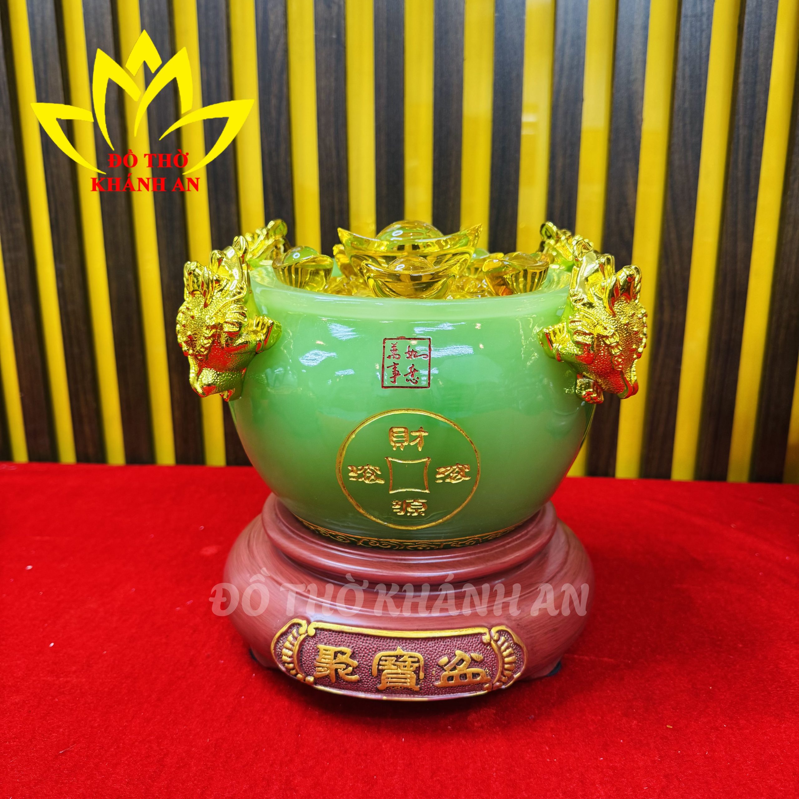 BÁT TỤ BẢO 4 CÓC VIP SIZE TRUNG BÁT TỤ BẢO 4 CÓC VIP SIZE TRUNG xanh