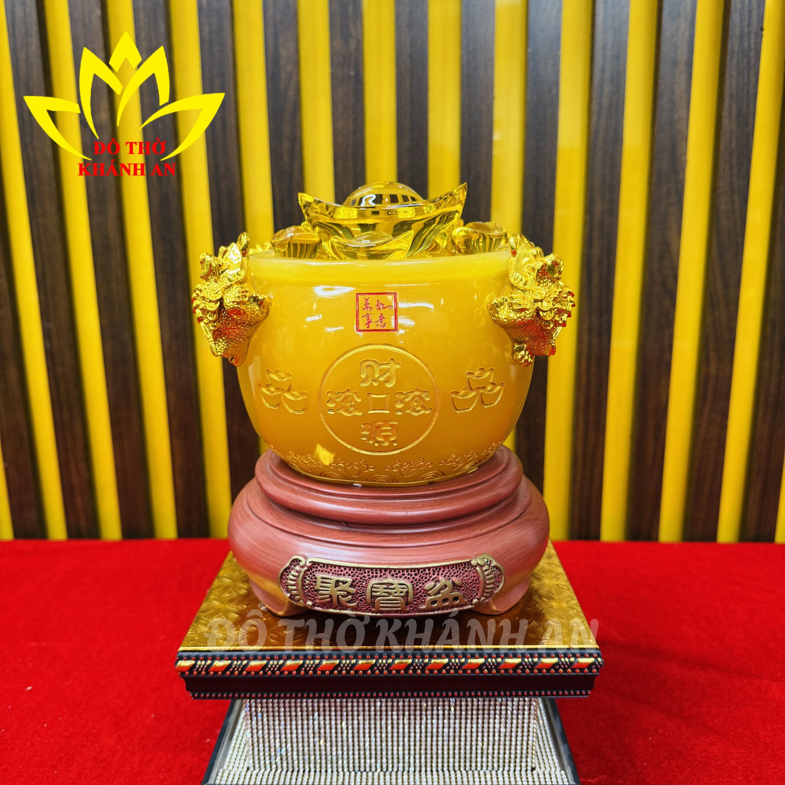 BÁT TỤ BẢO 4 CÓC VIP SIZE TRUNG BÁT TỤ BẢO 4 CÓC VIP SIZE TRUNG vàng