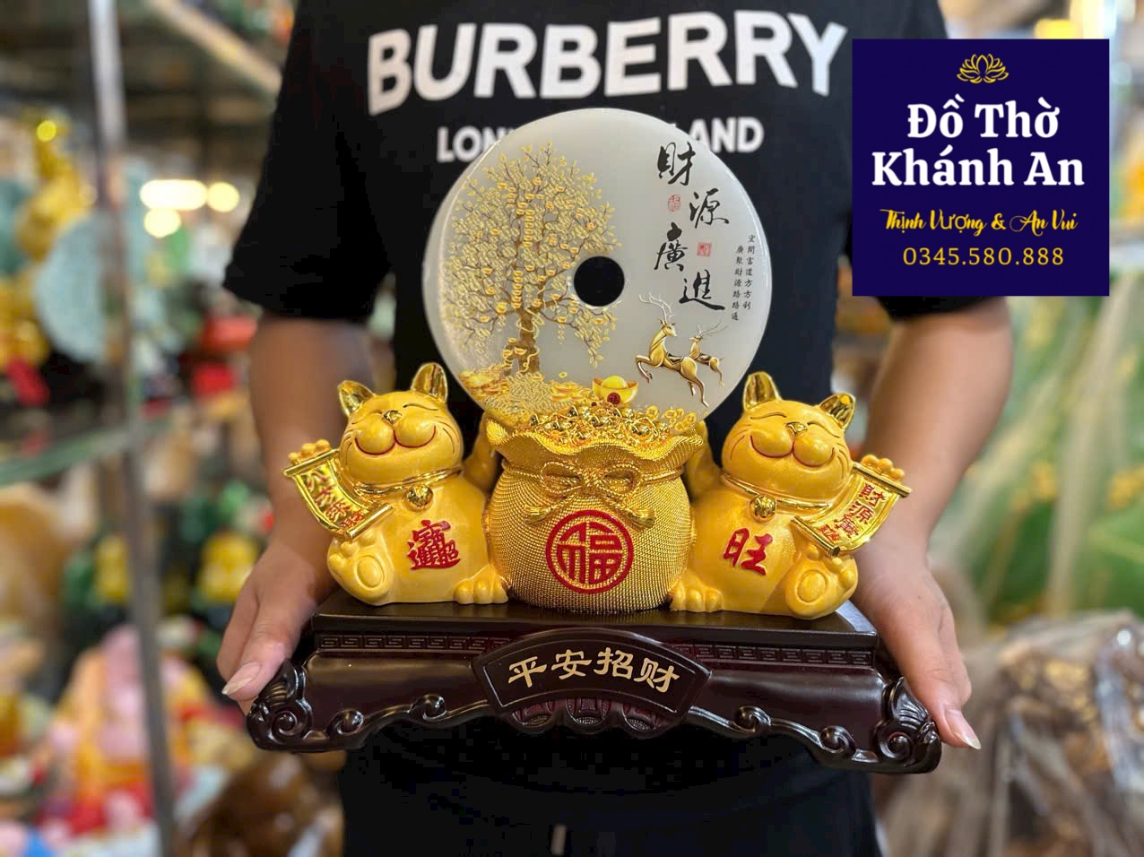 Ngọc Bội Song Miêu Chiêu Tài Ngọc Bội Song Miêu Chiêu Tài to